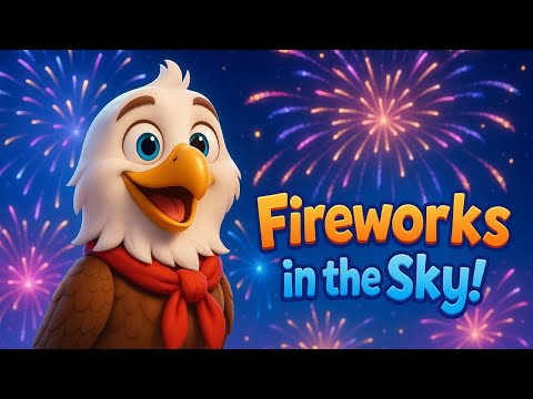 Fireworks in the Sky 🎆 | Fun & Safe Fireworks Song for Kids