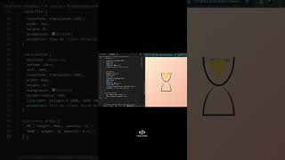⏳ Sand Timer Animation | HTML CSS Mini Project 🏖️