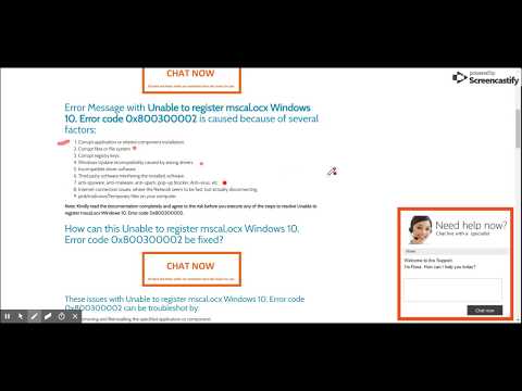 Error code 0x800300002 how to solve ?