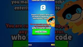 whos creator code should we use 🤔 #brawlstars