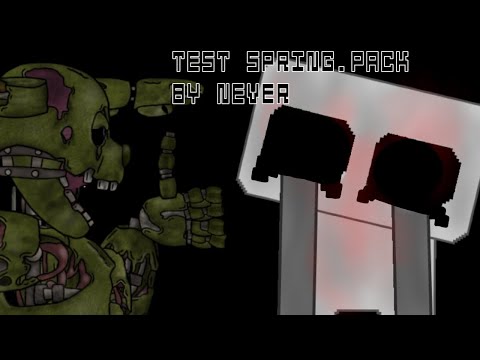 [DC2/FNAF]Test spring pack by Never dc2 |как сделать five night at Freddy's 3 не страшным