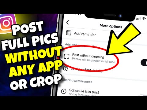 (2026 UPDATE) How to Upload Full Photos WITHOUT Cropping / Editing on Instagram