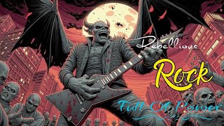 Rebel Rock Playlist Unleashed Demon Metal Guitar Riffs and Rebellious Music Vibes