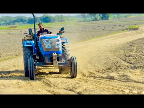 Sonalika Tiger Loader Swaraj 744 FE Loader With Excavator KATO Loading Mud Tractors | New Holland 
