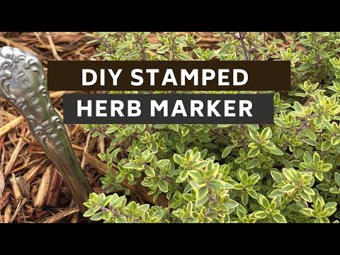 Stamped Herb Markers