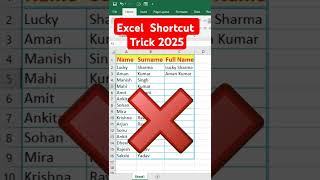 🔥Excel Shortcut Tricks 2025🔥 | Excel Tips And Tricks| Advance Excel Formula And Tricks #viralvideo 💯