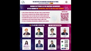 Webinar on Python in AI for Chartered Accountants