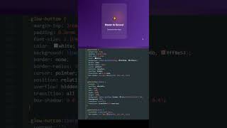 Smooth Hover Effects in Seconds! 🔥Watch & Learn Now! #CSSAnimation #CodeShorts #webdevelopment #ui