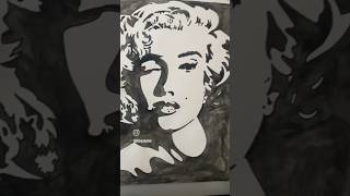 Marilyn Monroe, #telugututorial #marilynmonroe #tricks #tutorial #silhouette #sketch #tips