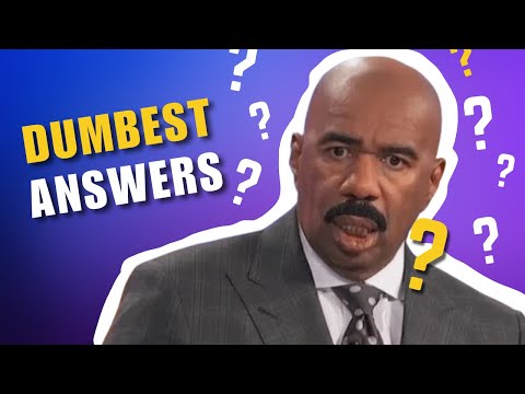 DUMBEST ANSWERS EVER on Family Feud! Steve Harvey is SPEECHLESS! 😱