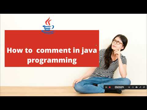 How to comment in java programming