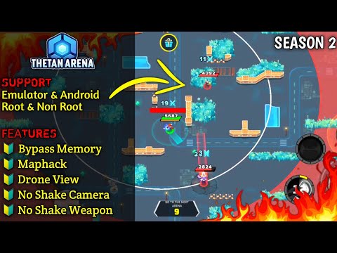 THETAN ARENA HACK | Maphack, Drone View, No Shake Camera & Weapon, Season 2