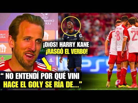 🚨 ¡NUESTRO! ¡MIRA LO QUE DIJO HARRY KANE SOBRE LA ACTITUD DE VINI JUNIOR DESPUÉS DEL GOL!