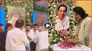 Full Video: Dharmendra’s Prayer Meet | Family & Celebrities in Tears