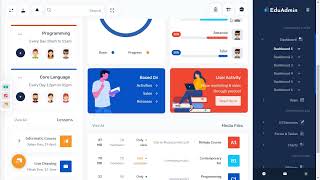 Education Dashboard Bootstrap Admin Template with RTL Theme