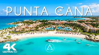 PUNTA CANA 4K DRONE FOOTAGE (ULTRA HD) - Dominican Republic Beautiful Scenery Footage UHD