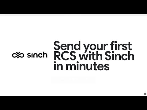 Send your first RCS for Business message with Sinch in minutes