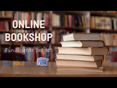 Project for final year students, Online book shop PHP and MySQL