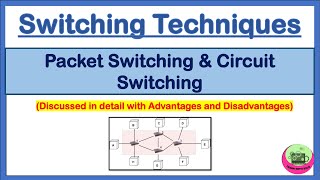 Switching Techniques in Computer Network| What is Circuit Switching and Packet Switching| S2CS