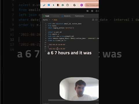 Harnessing #sql #date() #function : Leetcode_3172 #trending #shorts #coding #viralvideo #space