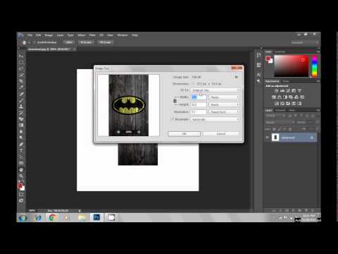 Photoshop (Adjusting Canvas Size)