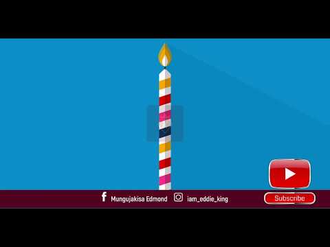 Birthday Candle Flat Design   Adobe Illustartor Tutorial