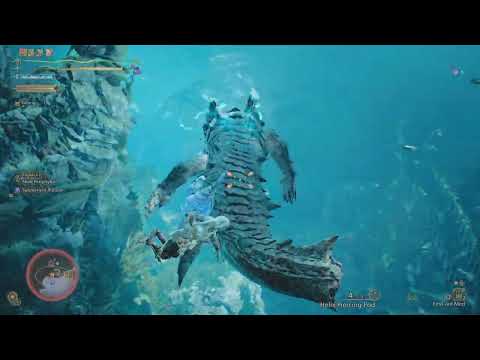 Underwater Combat?! Monster Hunter wilds Lagiacrus
