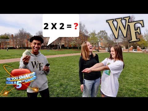 Are You Smarter Than A 5th Grader | Wake Forest 🎩