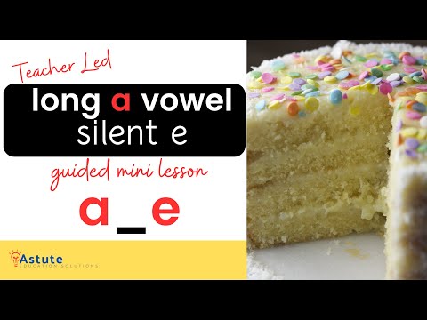 Phonics Long a silent e word reading strategy