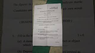 Bcom 6th semester question paper Business Research Method