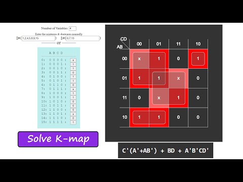 How I made a Circuit Generator / K-map Solver | Karnaugh Map Solver in JS | Code Universe