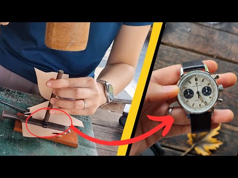 I Tried Making a Leather Watch Strap