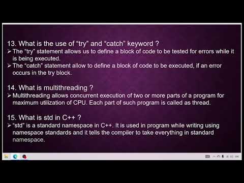 Top Cpp Interview Questions & Answers | Crack  TCS, INFY, WIPRO 🔥