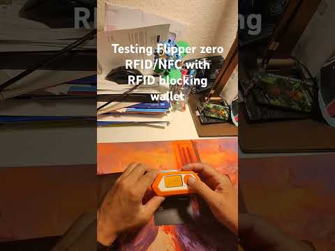 Flipper zero RFID/NFC Blocking Wallet #flipperzero #rfidtechnology #nfc #rfid
