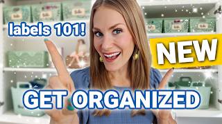 Get Organized FAST ✨ Beginners Guide to Labeling with Cricut Joy Xtra!