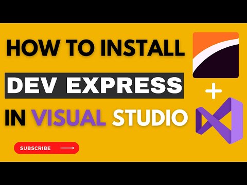 DevExpress + Visual Studio | Install DevExpress in Visual Studio 2019 | Create first Project 2023