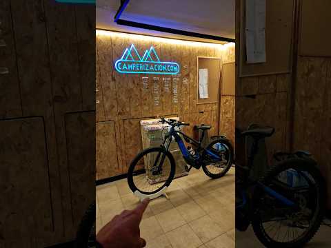 Soporte para ebike camper furgo autocaravana v.1 #camperizacion #vanlife #furgocamper