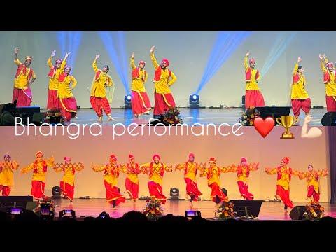 WINNING ethnic day BHANGRA performance at CHRIST UNIVERSITY (Bangalore) 💎♥️✨🥂