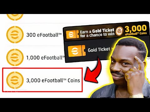 How To Get Free 3000 eFootball Coins! Trick To Get Black Friday Gold Ticket In #efootball2026 Mobile