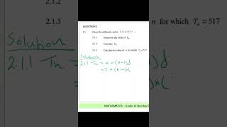 Arithmetic Series - Sequences and Series Mathematics Grade 12 -  www.nbmmaths.co.za
