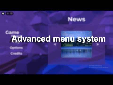 (FREE) Menu Screen V3 Roblox Studio