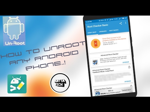 how to unroot any Android phone and Xiaomi Redmi 2 / prime . One time click shot video..!!