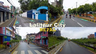 A Ride through Beautiful District of Nepal🇳🇵 - 4k Lalitpur City, July 2023