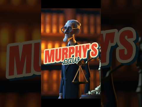 MURPHY'S law ... #MurphysLaw #PsychologyFacts #MurphysLawExplained #BrainTricks #PsychologyShorts