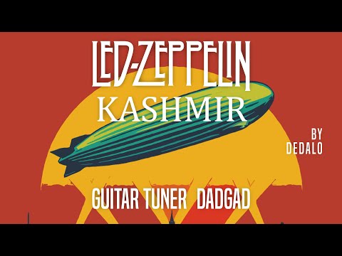 KASHMIR Led Zeppelin | Guitar Tuner DADGAD | Tune and Play by Dedalo