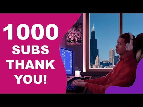 1000 Subscribers! THANK YOU!