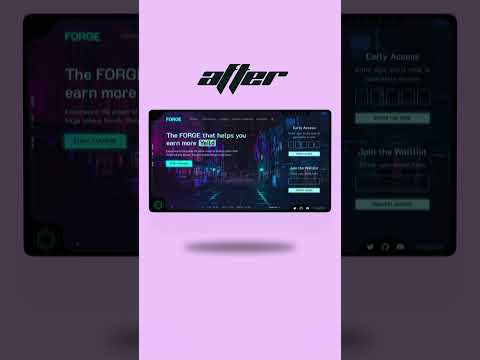 Futuristic Website Design 🚀 | Figma | Modern Design in Figma | Futuristic UI Design | UI/UX Design