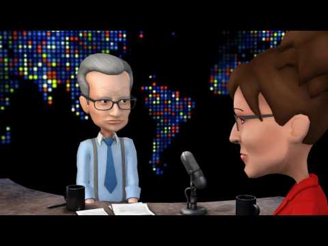 Larry King interviews GL Wand customer live on CNN spoof