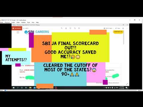 SBI JA mains final scorecard | My attempts | Share your score | Mistakes to avoid 