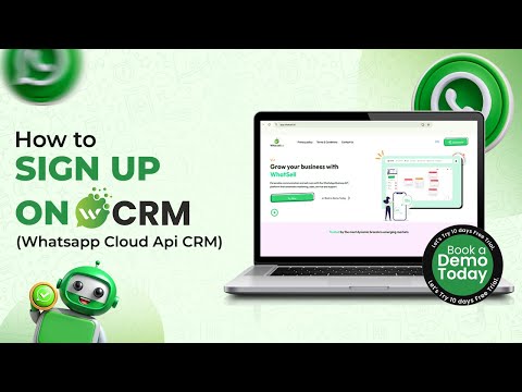How to Signup on Whatsell CRM Quickly.